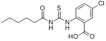 5-CHLORO-2-[[[(1-OXOHEXYL)AMINO]THIOXOMETHYL]AMINO]-BENZOIC ACID CAS#: 637728-21-3