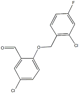 5-CHLORO-2-[(2-CHLORO-4-FLUOROBENZYL)OXY]BENZALDEHYDE CAS#: 667436-66-0