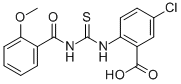 5-CHLORO-2-[[[(2-METHOXYBENZOYL)AMINO]THIOXOMETHYL]AMINO]-BENZOIC ACID CAS#: 530139-05-0