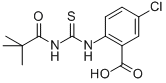 5-CHLORO-2-[[[(2,2-DIMETHYL-1-OXOPROPYL)AMINO]THIOXOMETHYL]AMINO]-BENZOIC ACID CAS#: 637728-25-7