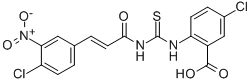 5-CHLORO-2-[[[[3-(4-CHLORO-3-NITROPHENYL)-1-OXO-2-PROPENYL]AMINO]THIOXOMETHYL]AMINO]-BENZOIC ACID CAS#: 531515-53-4