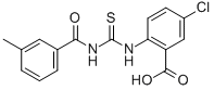 5-CHLORO-2-[[[(3-METHYLBENZOYL)AMINO]THIOXOMETHYL]AMINO]-BENZOIC ACID CAS#: 637728-29-1