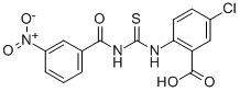 5-CHLORO-2-[[[(3-NITROBENZOYL)AMINO]THIOXOMETHYL]AMINO]-BENZOIC ACID CAS#: 531540-06-4