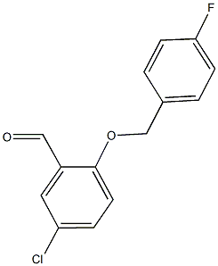 5-CHLORO-2-[(4-FLUOROBENZYL)OXY]BENZALDEHYDE CAS#: 590360-22-8