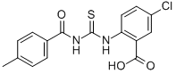 5-CHLORO-2-[[[(4-METHYLBENZOYL)AMINO]THIOXOMETHYL]AMINO]-BENZOIC ACID CAS#: 637728-30-4