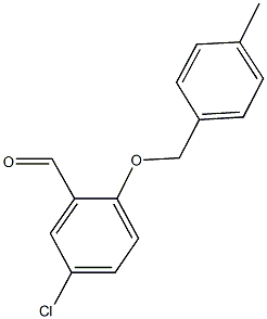 5-CHLORO-2-[(4-METHYLBENZYL)OXY]BENZALDEHYDE CAS#: 590360-23-9