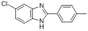 5-CHLORO-2-(4-METHYLPHENYL)-1H-BENZIMIDAZOLE CAS#: 7118-65-2