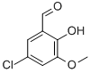 5-CHLORO-2-HYDROXY-3-METHOXYBENZALDEHYDE CAS#: 7740-05-8