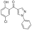 (5-CHLORO-2-HYDROXYPHENYL)(1-PHENYL-1H-PYRAZOL-4-YL)METHANONE CAS#: 61466-46-4
