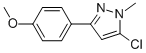 5-CHLORO-3-(4-METHOXYPHENYL)-1-METHYL-1H-PYRAZOLE CAS#: 524740-35-0