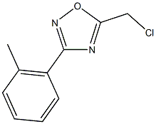 5-(CHLOROMETHYL)-3-(2-METHYLPHENYL)-1,2,4-OXADIAZOLE CAS#: 60580-24-7