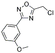 5-(CHLOROMETHYL)-3-(3-METHOXYPHENYL)-1,2,4-OXADIAZOLE CAS#: 660416-39-7