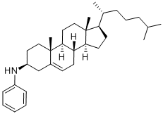 5-CHOLESTEN-3BETA-[N-PHENYL]AMINE CAS#: 7510-04-5