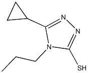 5-CYCLOPROPYL-4-PROPYL-4H-1,2,4-TRIAZOLE-3-THIOL CAS#: 603981-93-7