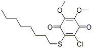 5-Chloro-2,3-dimethoxy-6-(octylthio)-1,4-benzoquinone CAS#: 66777-02-4