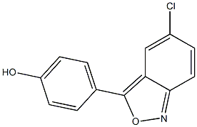5-Chloro-3-(4-hydroxyphenyl)-2,1-benzisoxazole CAS#: 67445-85-6