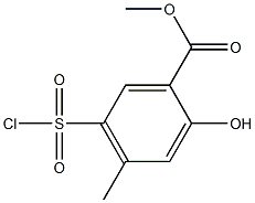 5-Chlorosulfonyl-2-hydroxy-4-Methyl-benzoic acid Methyl ester CAS#: 699016-44-9