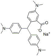 5-Dimethylamino-2-[4,4'-bis(dimethylamino)benzhydryl]benzoic acid sodium salt CAS#: 66654-35-1