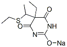 5-Ethyl-5-[1-(ethylthio)ethyl]-2-sodiooxy-4,6(1H,5H)-pyrimidinedione CAS#: 66968-27-2