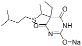 5-Ethyl-5-[1-(isopentylthio)ethyl]-2-sodiooxy-4,6(1H,5H)-pyrimidinedione CAS#: 66968-56-7
