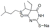 5-Ethyl-5-[1-(isopentylthio)ethyl]-2-sodiothio-4,6(1H,5H)-pyrimidinedione CAS#: 66968-57-8