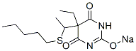 5-Ethyl-5-[1-(pentylthio)ethyl]-2-sodiooxy-4,6(1H,5H)-pyrimidinedione CAS#: 67050-85-5
