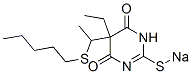 5-Ethyl-5-[1-(pentylthio)ethyl]-2-sodiothio-4,6(1H,5H)-pyrimidinedione CAS#: 67050-86-6