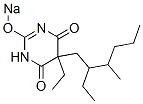 5-Ethyl-5-(2-ethyl-3-methylhexyl)-2-sodiooxy-4,6(1H,5H)-pyrimidinedione CAS#: 66968-31-8