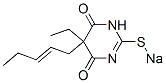 5-Ethyl-5-(2-pentenyl)-2-sodiothio-4,6(1H,5H)-pyrimidinedione CAS#: 64038-22-8