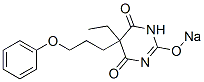 5-Ethyl-5-(3-phenoxypropyl)-2-sodiooxy-4,6(1H,5H)-pyrimidinedione CAS#: 67050-89-9