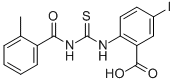 5-IODO-2-[[[(2-METHYLBENZOYL)AMINO]THIOXOMETHYL]AMINO]-BENZOIC ACID CAS#: 531541-11-4