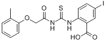5-IODO-2-[[[[(2-METHYLPHENOXY)ACETYL]AMINO]THIOXOMETHYL]AMINO]-BENZOIC ACID CAS#: 530154-45-1