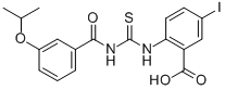 5-IODO-2-[[[[3-(1-METHYLETHOXY)BENZOYL]AMINO]THIOXOMETHYL]AMINO]-BENZOIC ACID CAS#: 530148-49-3