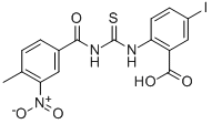 5-IODO-2-[[[(4-METHYL-3-NITROBENZOYL)AMINO]THIOXOMETHYL]AMINO]-BENZOIC ACID CAS#: 530155-23-8