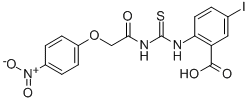 5-IODO-2-[[[[(4-NITROPHENOXY)ACETYL]AMINO]THIOXOMETHYL]AMINO]-BENZOIC ACID CAS#: 531516-04-8
