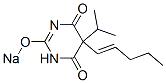 5-Isopropyl-5-(1-pentenyl)-2-sodiooxy-4,6(1H,5H)-pyrimidinedione CAS#: 64038-32-0