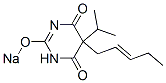 5-Isopropyl-5-(2-pentenyl)-2-sodiooxy-4,6(1H,5H)-pyrimidinedione CAS#: 64038-35-3
