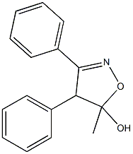 5-METHYL-3,4-DIPHENYL-4,5-DIHYDROISOXAZOL-5-OL CAS#: 181696-73-1