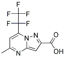 5-METHYL-7-PENTAFLUOROETHYL-PYRAZOLO[1,5-A]PYRIMIDINE-2-CARBOXYLIC ACID CAS#: 676469-64-0