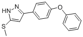 5-(METHYLTHIO)-3-(4-PHENOXYPHENYL)-1H-PYRAZOLE CAS#: 671754-10-2