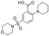 5-(MORPHOLINE-4-SULFONYL)-2-PIPERIDIN-1-YL-BENZOIC ACID CAS#: 554437-00-2