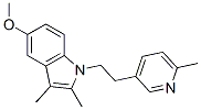 5-Methoxy-2,3-dimethyl-1-[2-(6-methylpyridin-3-yl)ethyl]-1H-indole CAS#: 69924-44-3