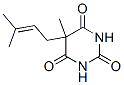 5-Methyl-5-(3-methyl-2-butenyl)-2,4,6(1H,3H,5H)-pyrimidinetrione CAS#: 66843-01-4