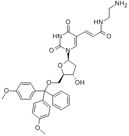 5-[N-(2-AMINOETHYL)-3-(E)-ACRYLAMIDO]-5'-O-(DIMETHOXYTRITYL)-2'-DEOXYURIDINE CAS#: 606126-32-3