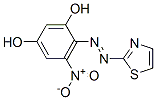 5-Nitro-4-[(thiazol-2-yl)azo]-1,3-benzenediol CAS#: 67483-28-7