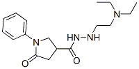 5-Oxo-1-phenyl-3-pyrrolidinecarboxylic acid 2-[2-(diethylamino)ethyl] hydrazide CAS#: 69440-55-7