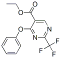 5-PYRIMIDINECARBOXYLIC ACID, 4-PHENOXY-2-(TRIFLUOROMETHYL)-, ETHYL ESTER CAS#: 796-80-5