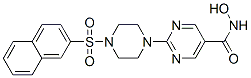 5-Pyrimidinecarboxamide, N-hydroxy-2-[4-(2-naphthalenylsulfonyl)-1-piperazinyl]- (9CI) CAS#: 604769-01-9