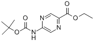 5-TERT-BUTOXYCARBONYLAMINO-PYRAZINE-2-CARBOXYLIC ACID ETHYL ESTER CAS#: 177759-80-7