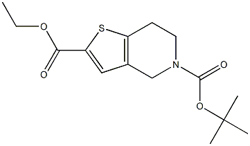 5-TERT-BUTYL 2-ETHYL 6,7-DIHYDROTHIENO[3,2-C]PYRIDINE-2,5(4H)-DICARBOXYLATE CAS#: 623564-30-7